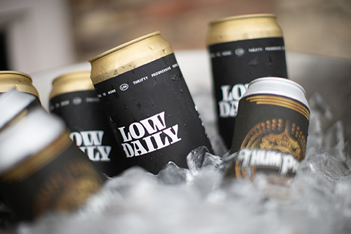 low daily beer on ice