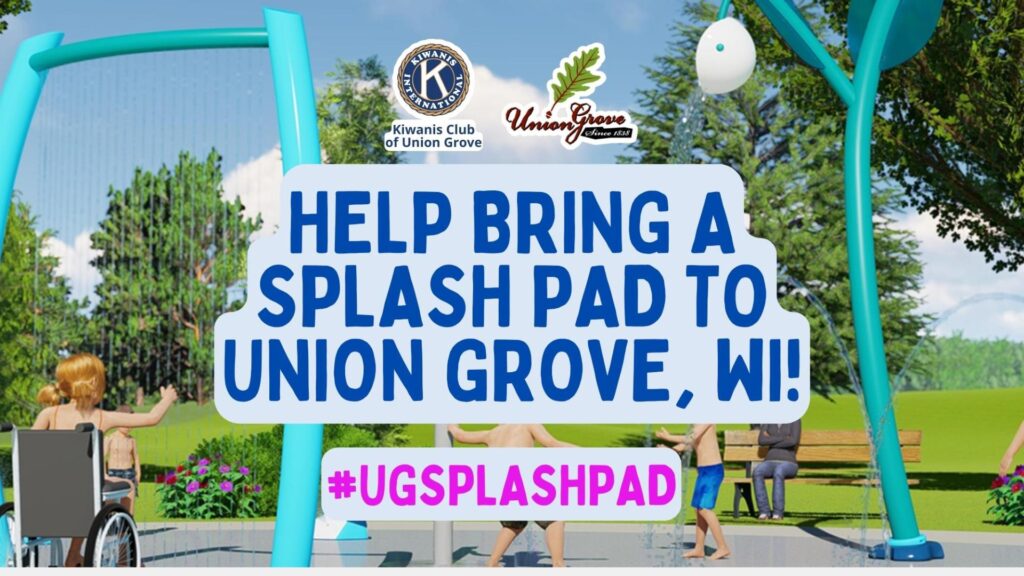 help bring a splash pad to union grove wi