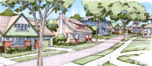 single family homes rendering