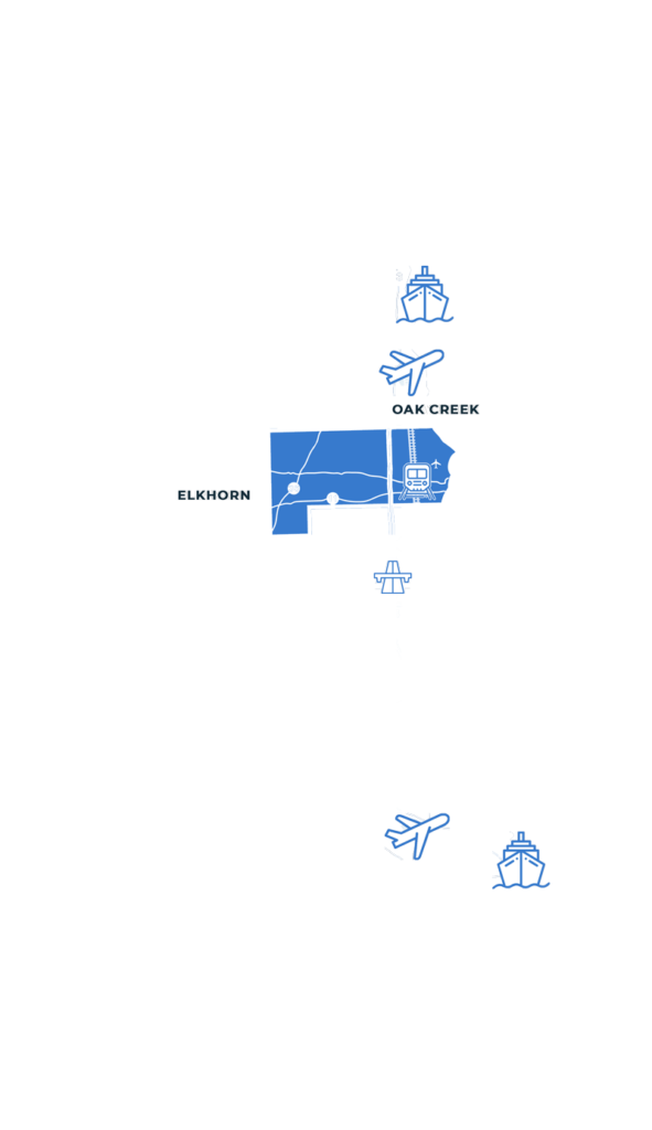 racine county corridor map