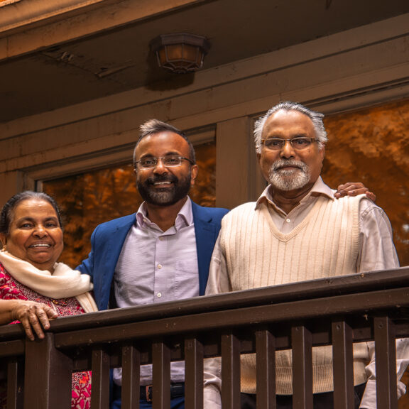 Abey Kuruvilla and Parents