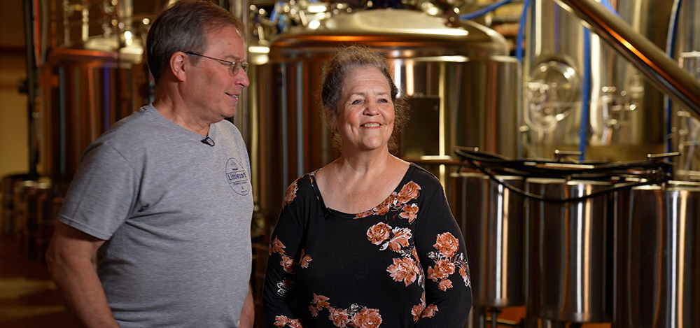 mark and chris flynn, owners of littleport brewing in the city of racine
