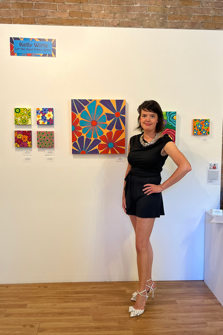 Kelly Witte"s "Let the Good Times Grow" art exhibit at the Artists Gallery